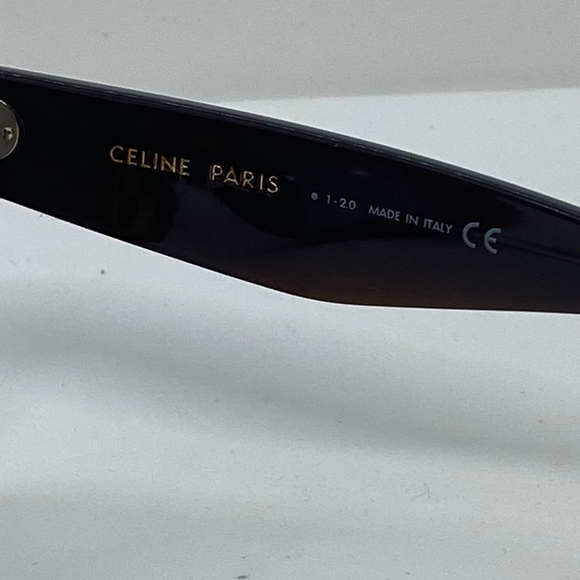 CELINE SUNGLASSES-Paris/ColorBrown/Bag, cleaning cloth and Case Original/No Box - Picture 4 of 12
